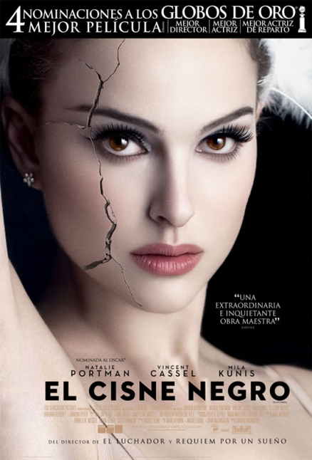 Reseña /Comentario
Por: MI

<B>El cisne negro (The Black Swan, USA 2010)</B>
Director: Darren Aronofsky
Actores: Natalie Portman, Mila Kunis, Vin...